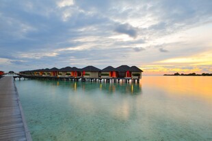 马尔代夫水上度假屋美景