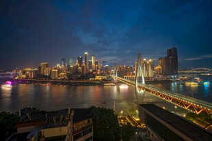 上海外滩璀璨夜景风光