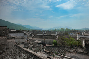 古村落屋顶风光