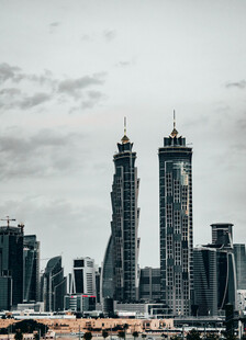 现代都市摩天大楼景观
