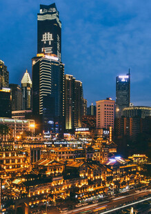 繁华都市夜景