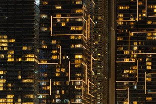 都市璀璨夜景