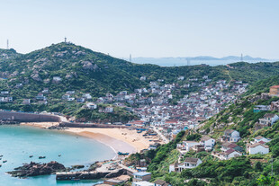海滨山城美景