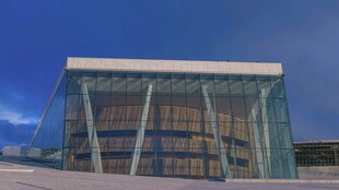 现代玻璃建筑外观