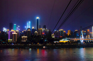 重庆璀璨夜景灯光秀