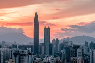 深圳城市天际线壮丽景观