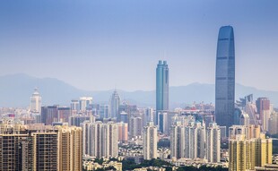 深圳城市天际线壮观景象