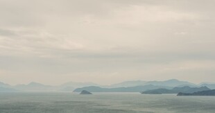 深圳大小梅沙海岛远望风景