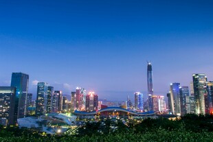 都市璀璨夜景