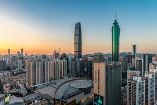 深圳城市天际线壮丽景观