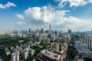 城市天际线繁华都市景观