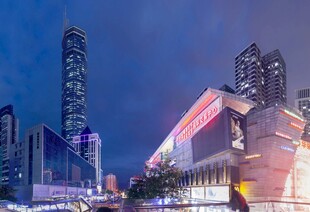 城市璀璨夜景