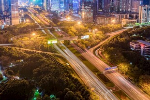 深圳深南大道夜景