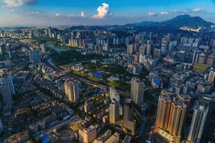 深圳罗湖区城市建筑群