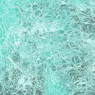 蓝绿色水波纹理背景图