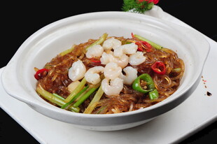 虾仁粉丝煲
