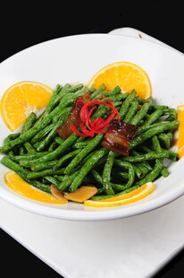 清炒豆角 
