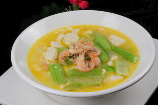 丝瓜烩豆腐