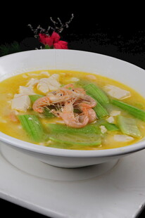 丝瓜烩豆腐