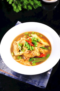 毛豆烧鸡蛋