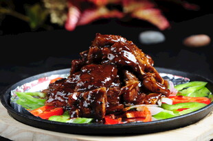 铁板酱牛肉 