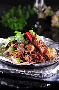 铁板牛肉