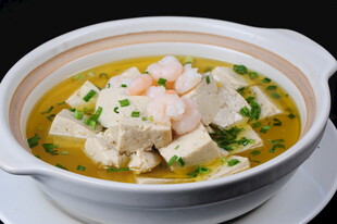 虾仁豆腐 