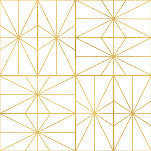 金色几何线条图案