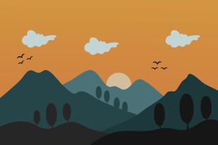 山林背景
