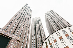 都市摩天大楼建筑群
