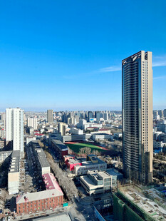 城市高楼俯瞰景象