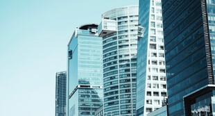 现代都市摩天大楼景观