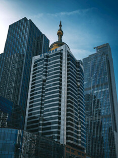都市摩天大楼景观