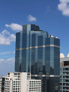 现代摩天大楼城市景观