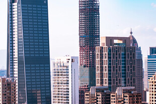 都市摩天大楼景观
