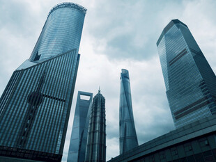 都市摩天大楼景观