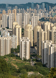 城市高楼林立景观