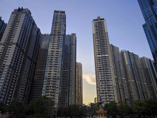 城市高楼林立景观