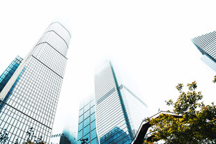 都市摩天大楼景观