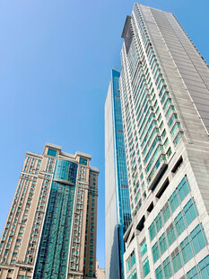 现代都市摩天大楼景观