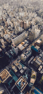 城市建筑鸟瞰图