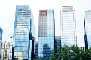 都市摩天大楼景观