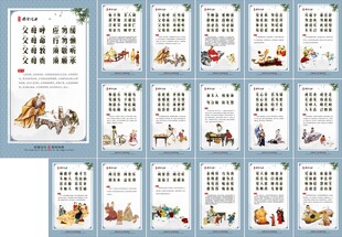 校园文化展板宣传海报弟子规