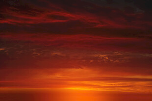 壮丽夕阳天空美景