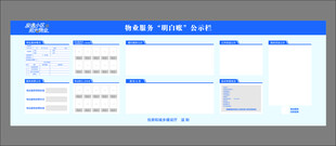 物业服务公示栏