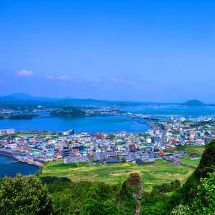 海滨小镇美丽风光