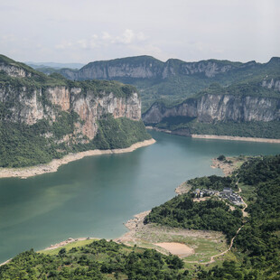 壮美江河峡谷自然风光