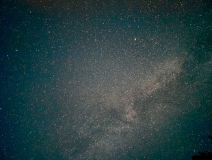 璀璨星空下的梦幻银河