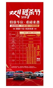 双11购车节优惠大赏