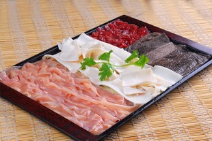 丰盛火锅食材拼盘